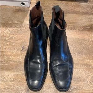 Donald Pliner “Gordon” Black Leather Boots.